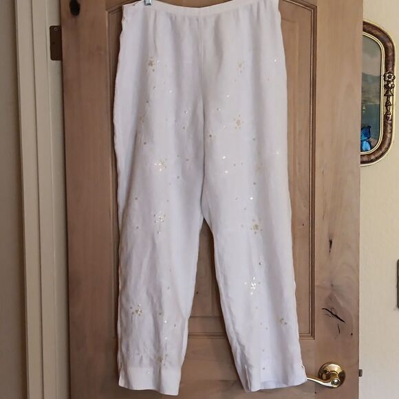 J.Jill Linen Pants Coastal Grandma - Picture 1 of 10
